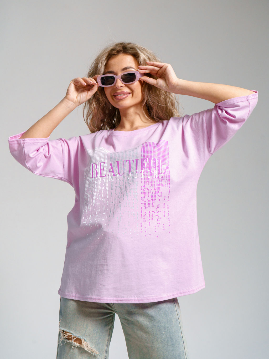 897 Футболка "Розовый"