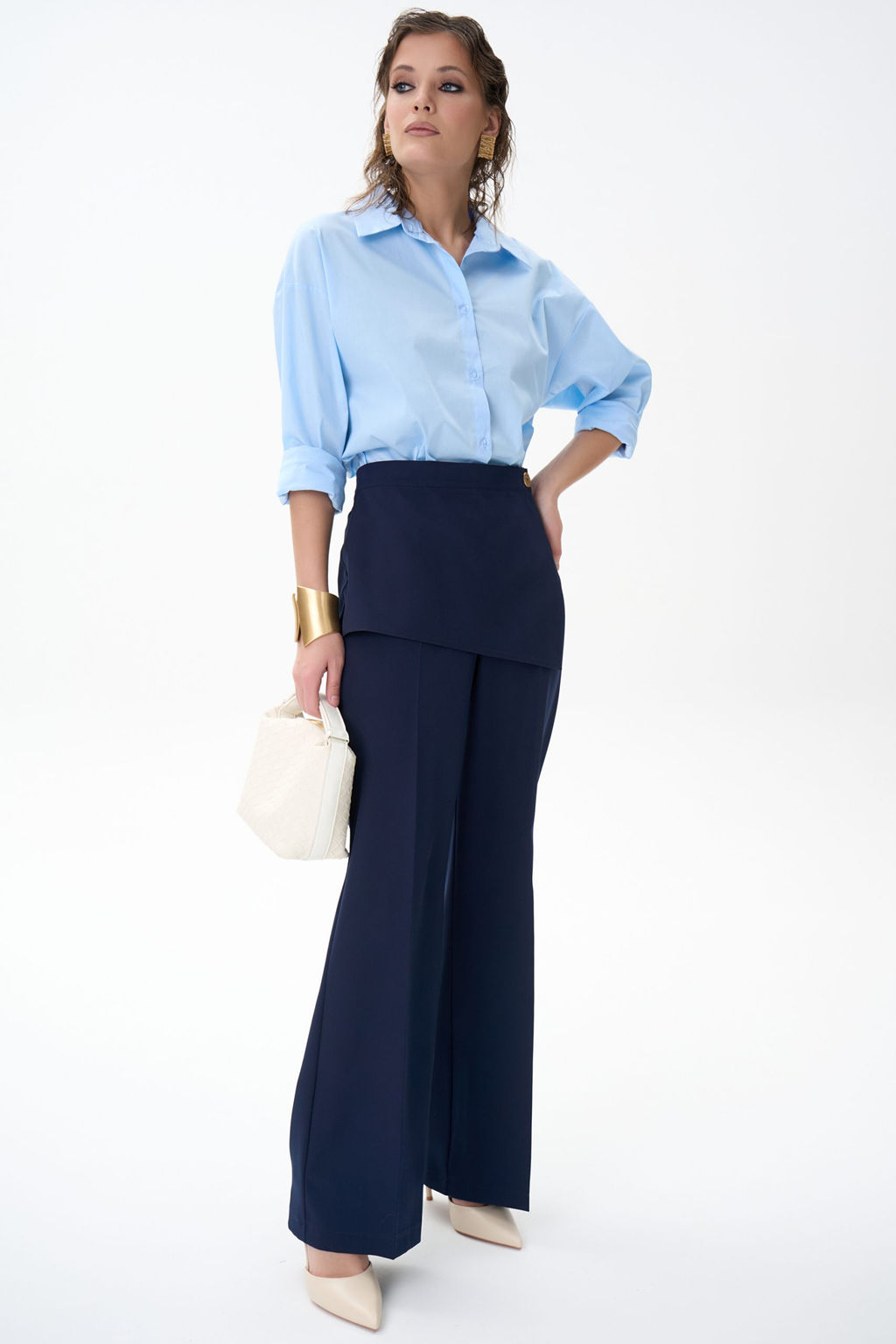 Брюки Агния (черника)