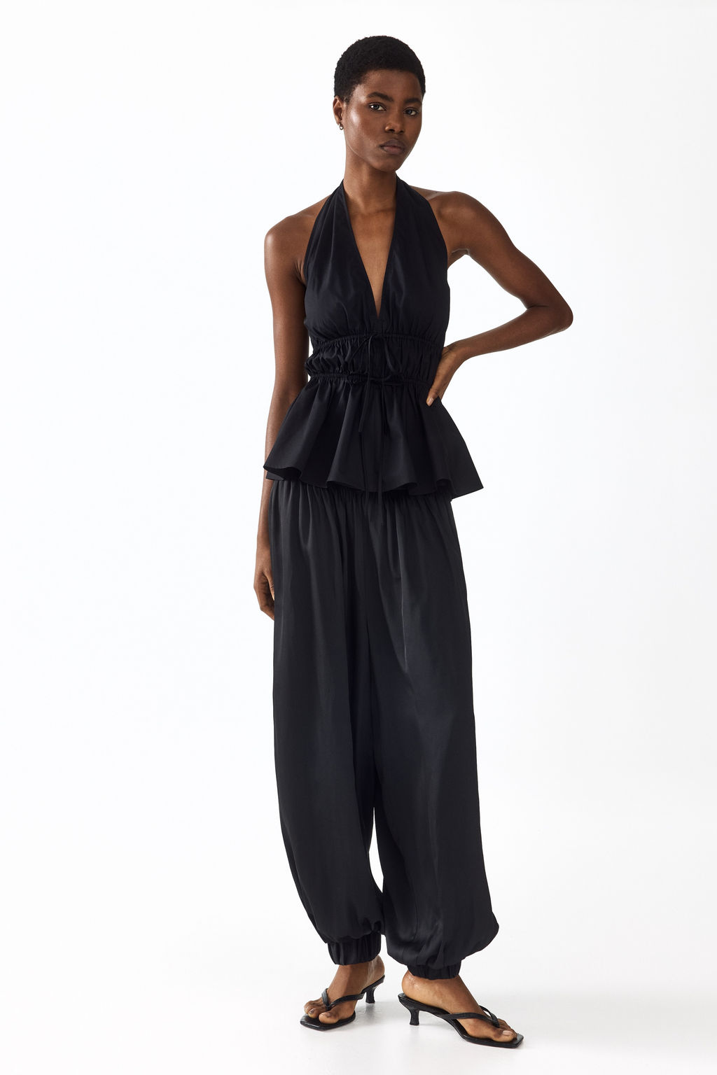 Top halter con peplum - H&m фото 6