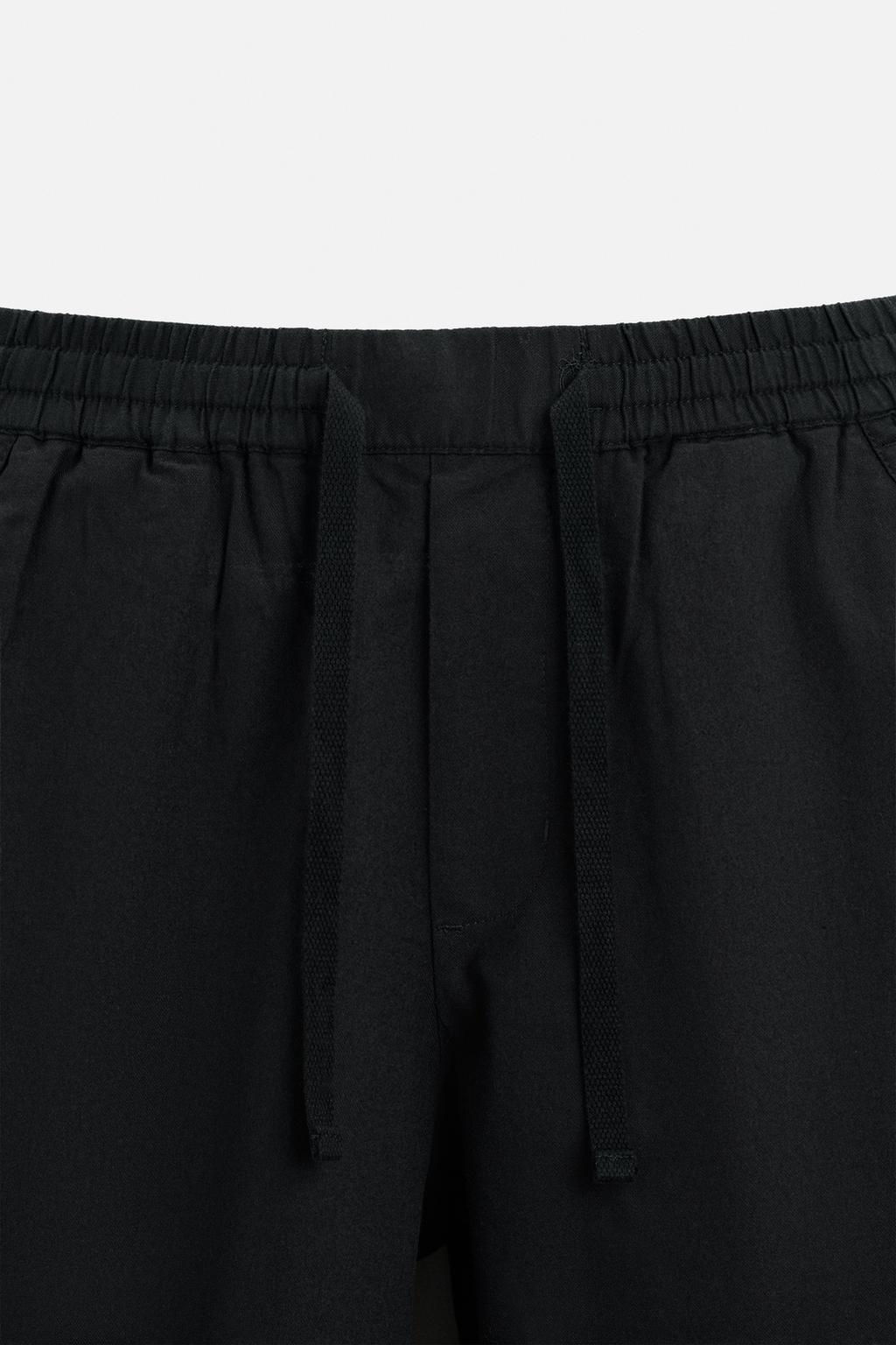 COTTON-LINEN RELAXED FIT TROUSERS - Zara фото 27