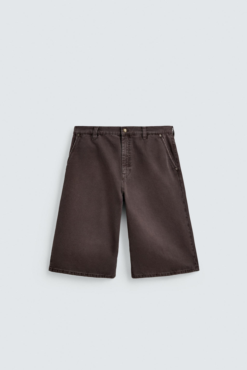 BERMUDA DENIM RELAXED FIT / Marr?n