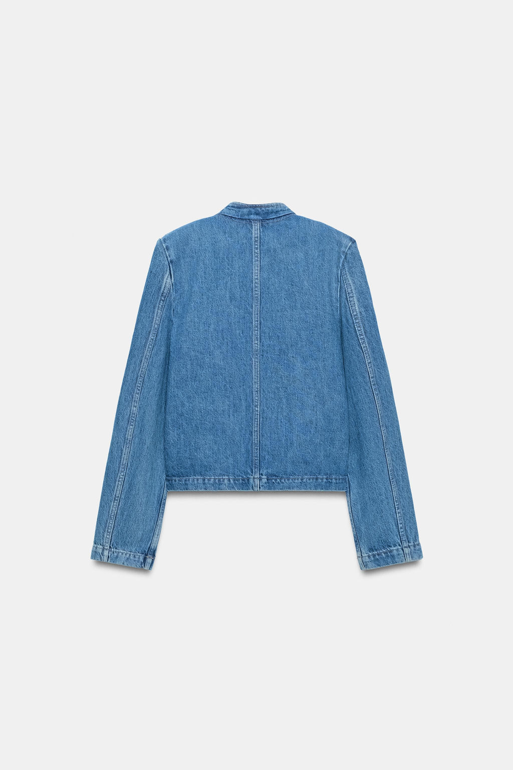 CHAQUETA DENIM HOMBRERAS ZW COLLECTION / Azul lavado - Zara фото 9