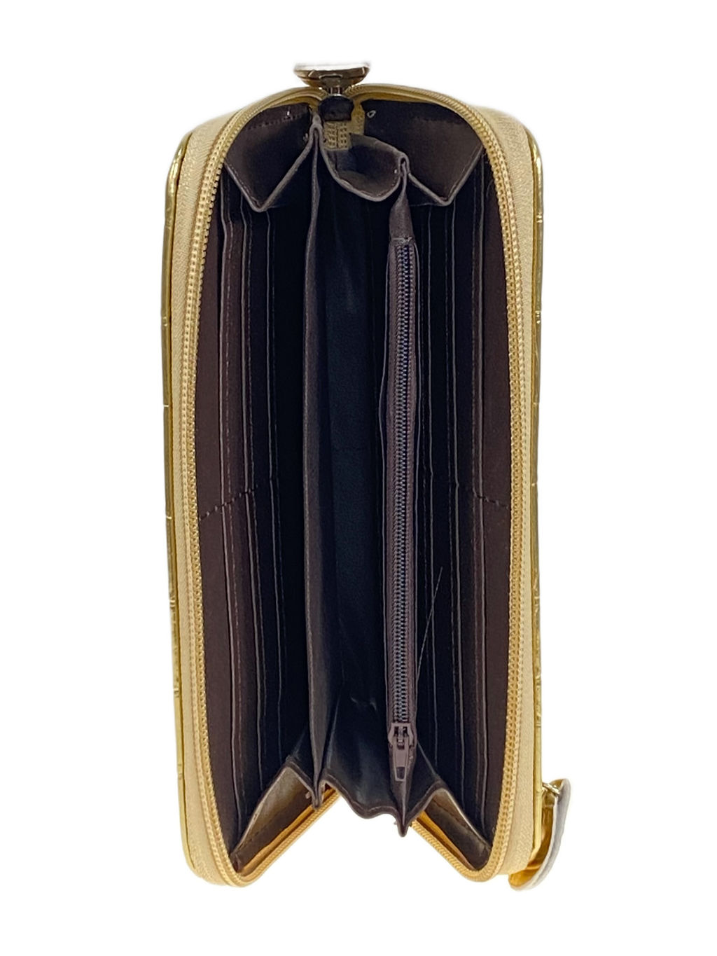 Женское портмоне из искусственной кожи, цвет золото - Greta фото 2