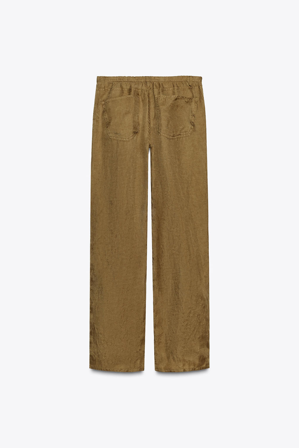 TIE WAIST PYJAMA TROUSERS - Zara фото 7