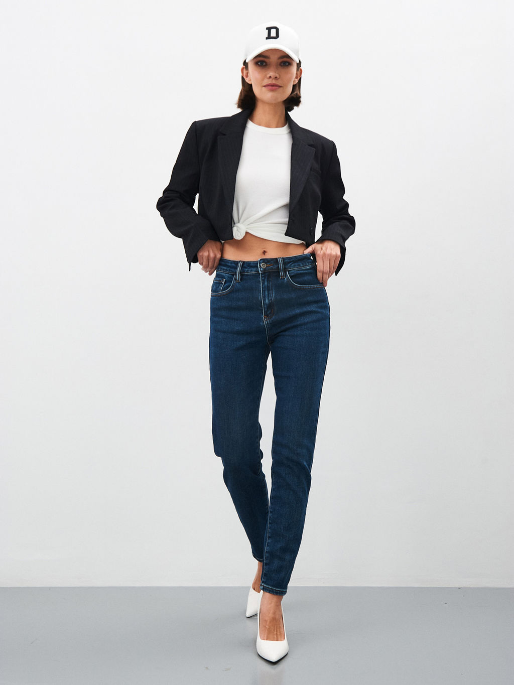 Утепленные Женские Джинсы Мом Ут. Начёс - Mossmore фото 15