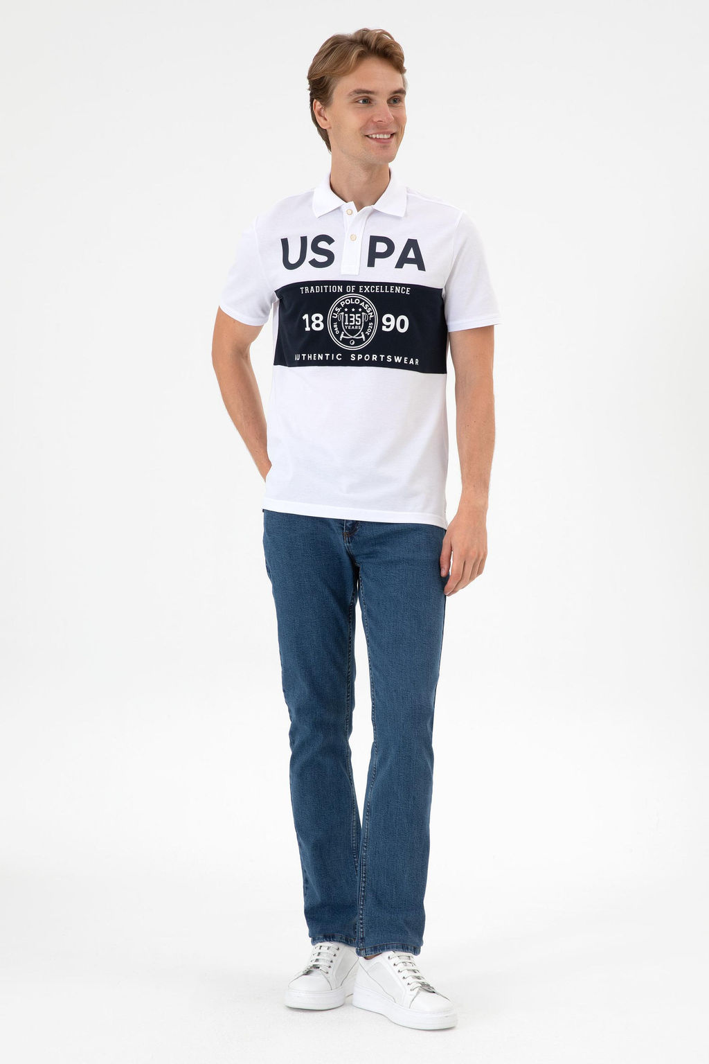 Erkek Beyaz Ti__rt Sepette S_rpriz _ndirim - U.s. polo assn фото 4