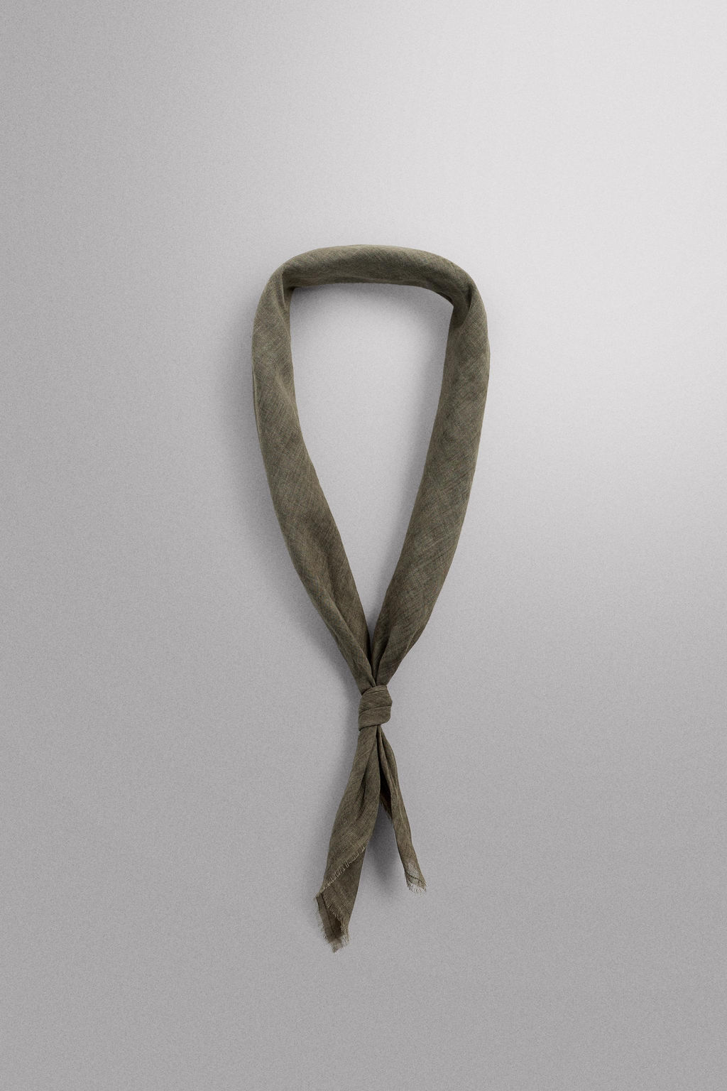 BANDANA LIGERA ALGOD?N / Gris topo - Zara фото 4