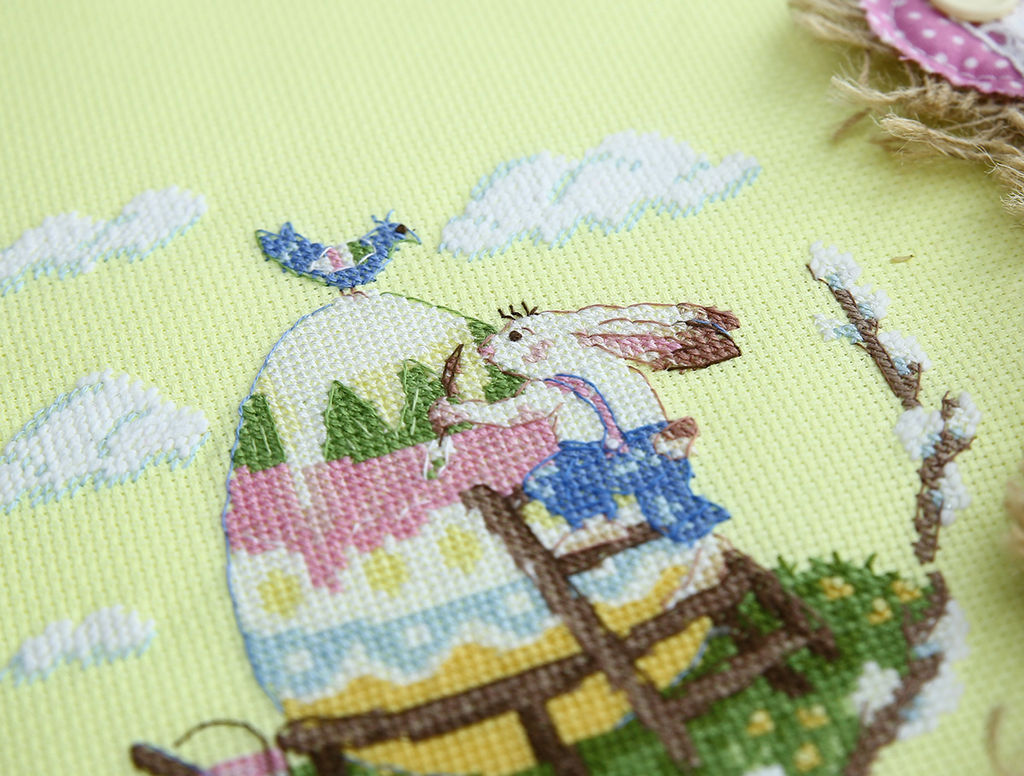 Klart набор для вышивания 8-418 Пасхальное яйцо 19.5 х 18.5 см