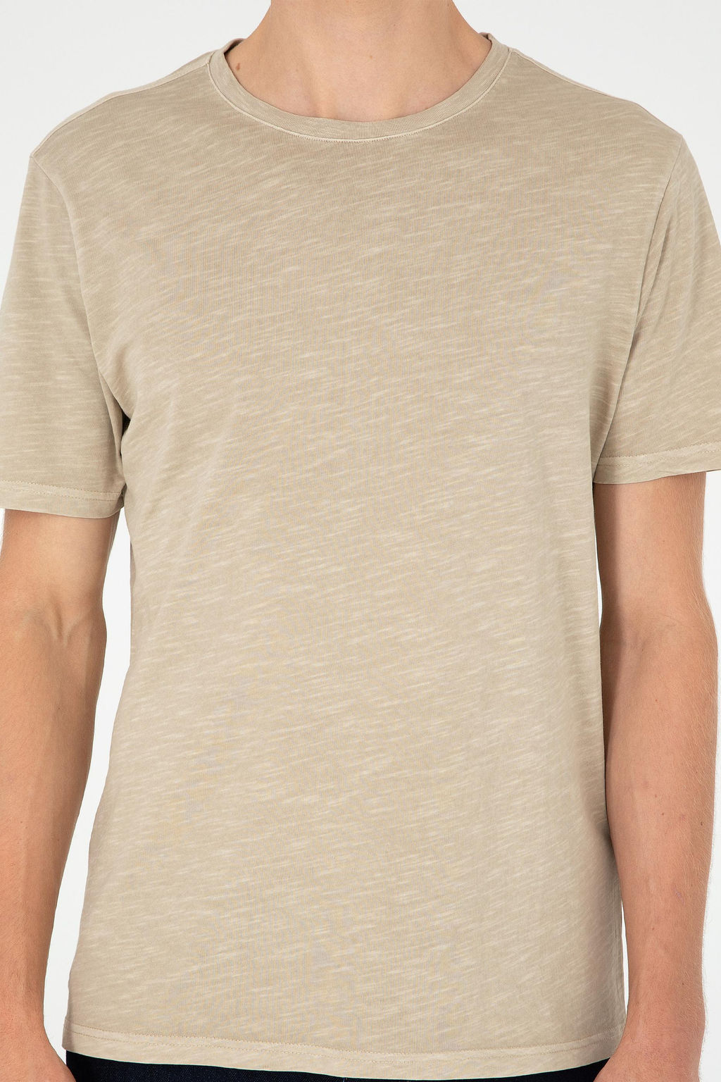 Мужская базовая футболка светло-хаки - U.s. polo assn фото 6