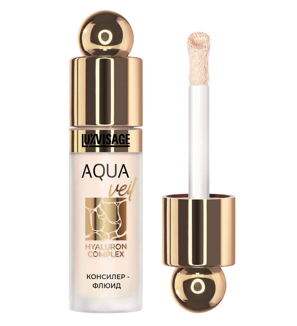 LuxVisage Консилер-флюид AQUA veil HYALURON COMPLEX тон 102 light