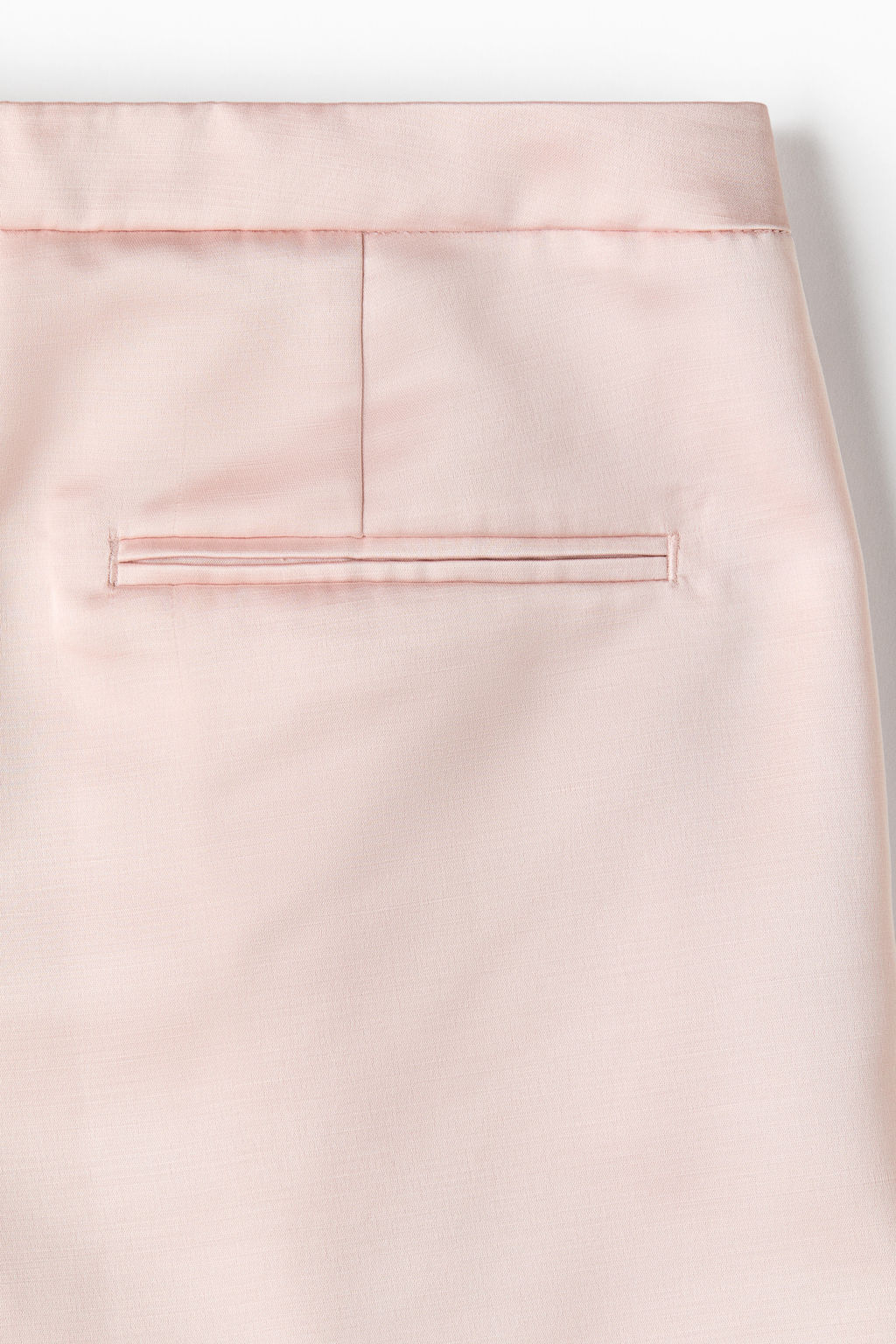 Pantal?n corto de sat?n con pliegues - H&m фото 3
