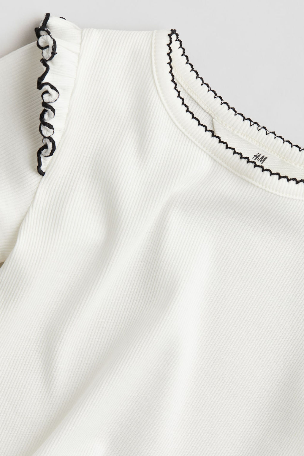 Camiseta de canale con volantes - H&m фото 2