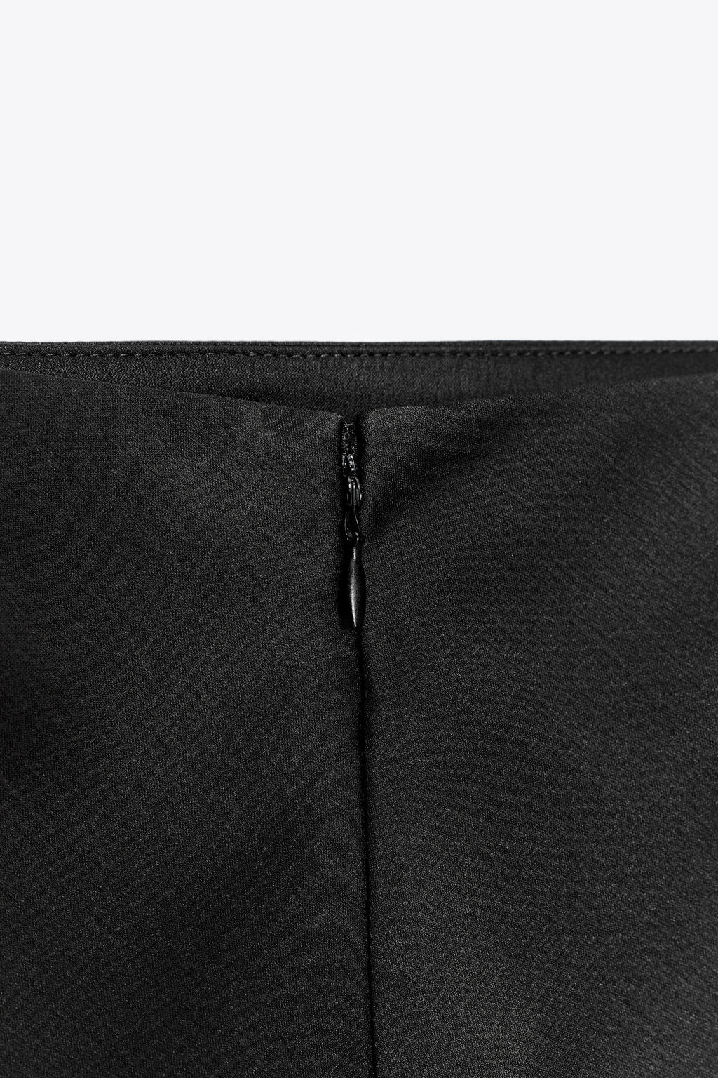 ZW COLLECTION SATIN LACE SKIRT - Zara фото 7