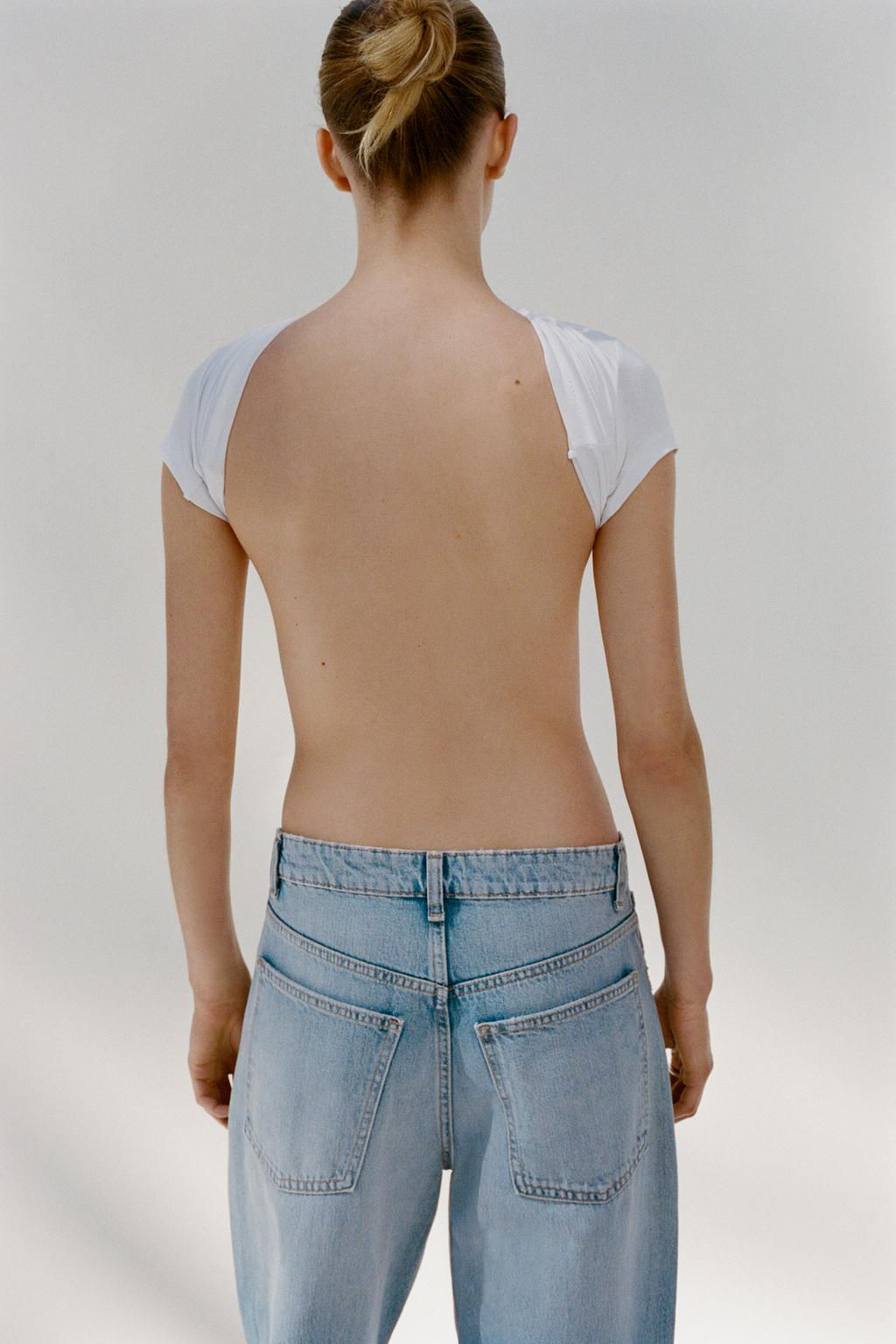 TRF BAGGY BALLOON MID-WAIST JEANS - Zara фото 8