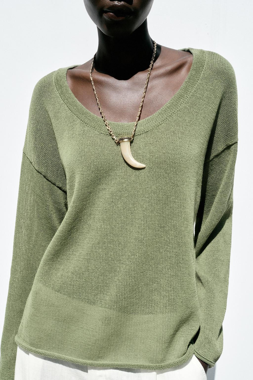 RUSTIC KNIT SWEATER - Zara фото 2