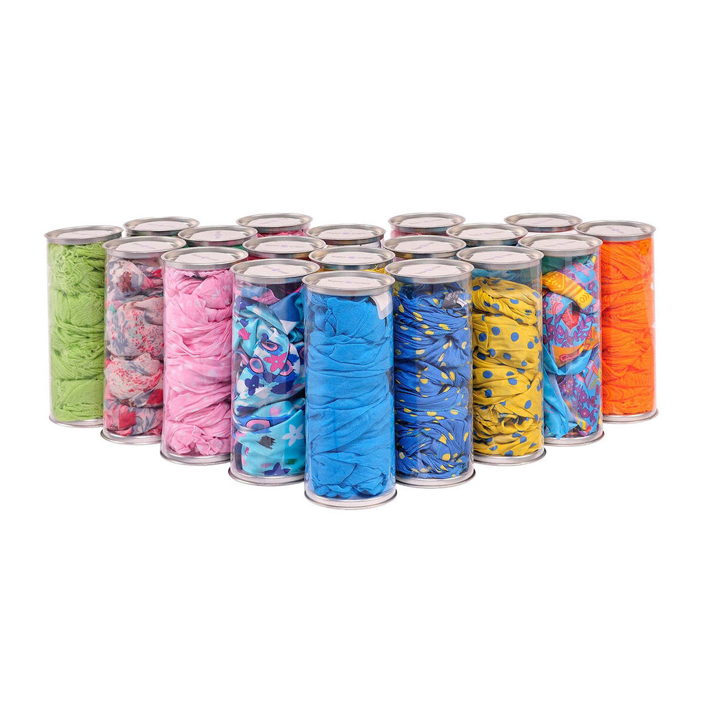 Туба для демонстрации палантинов, пластиковая, диаметр 10,5 см 5/0024 - Модные истории фото 2