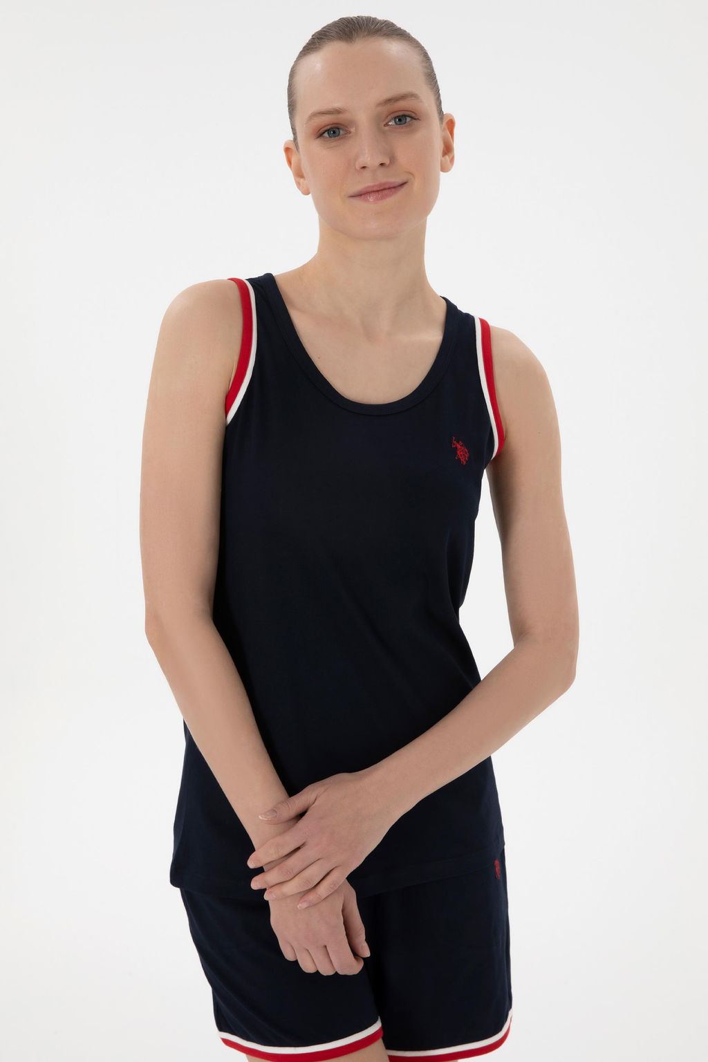 Kad_n Lacivert Pijama Tak_m_ Sepette S_rpriz _ndirim - U.s. polo assn фото 3