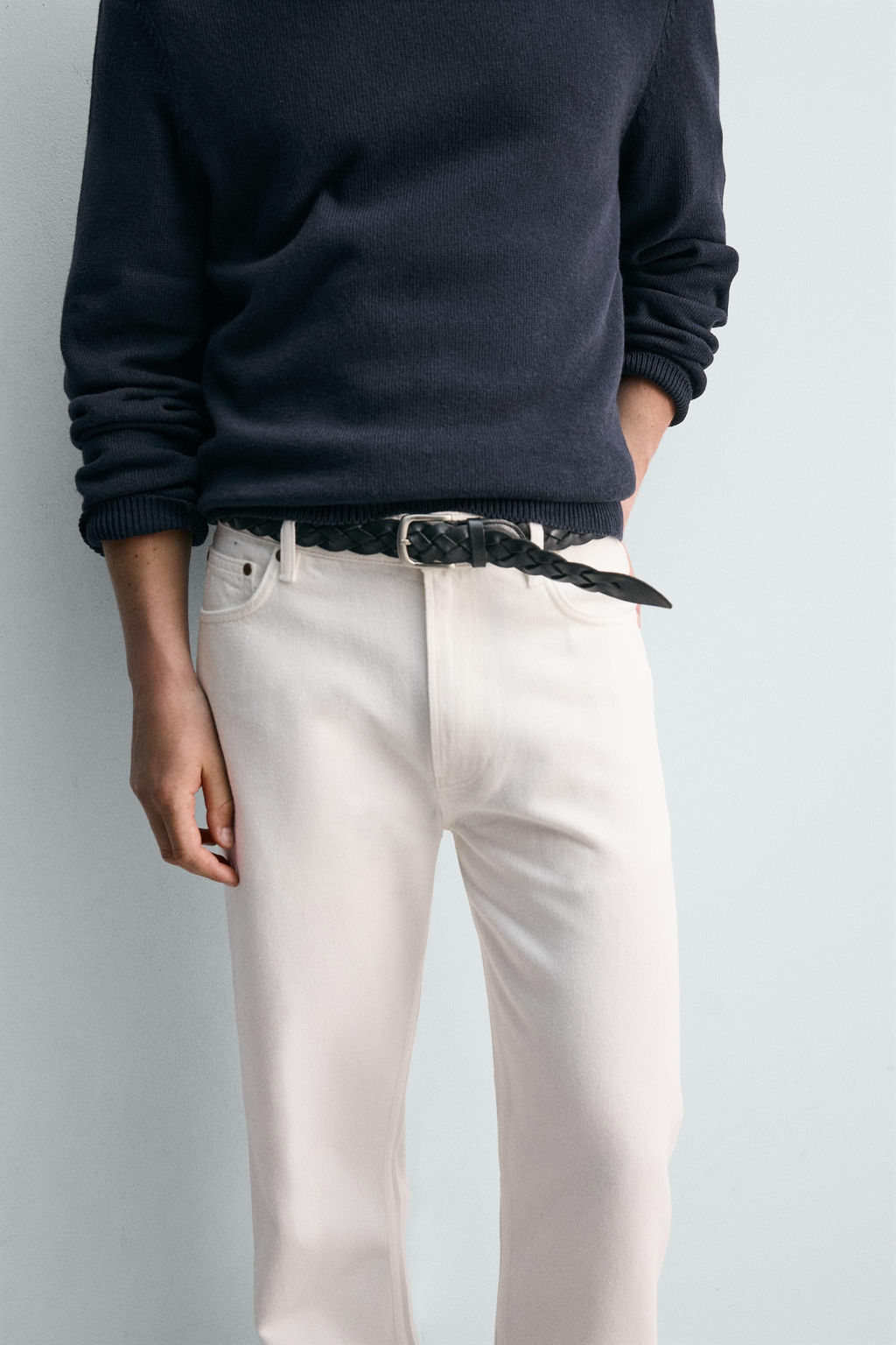 JEANS STRAIGHT FIT / Blanco - Zara фото 5