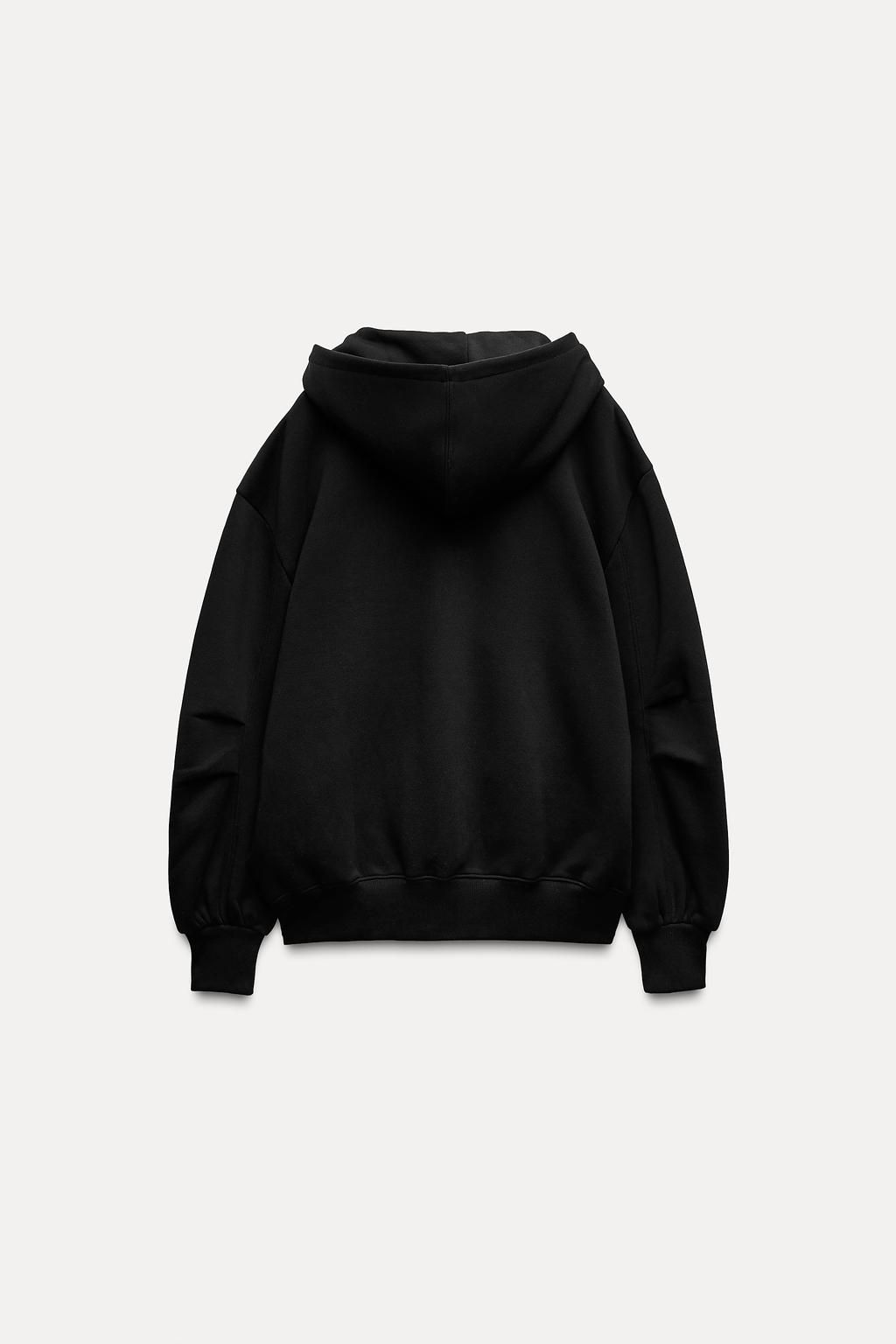 OVERSIZE ZIP-UP HOODIE - Zara фото 13