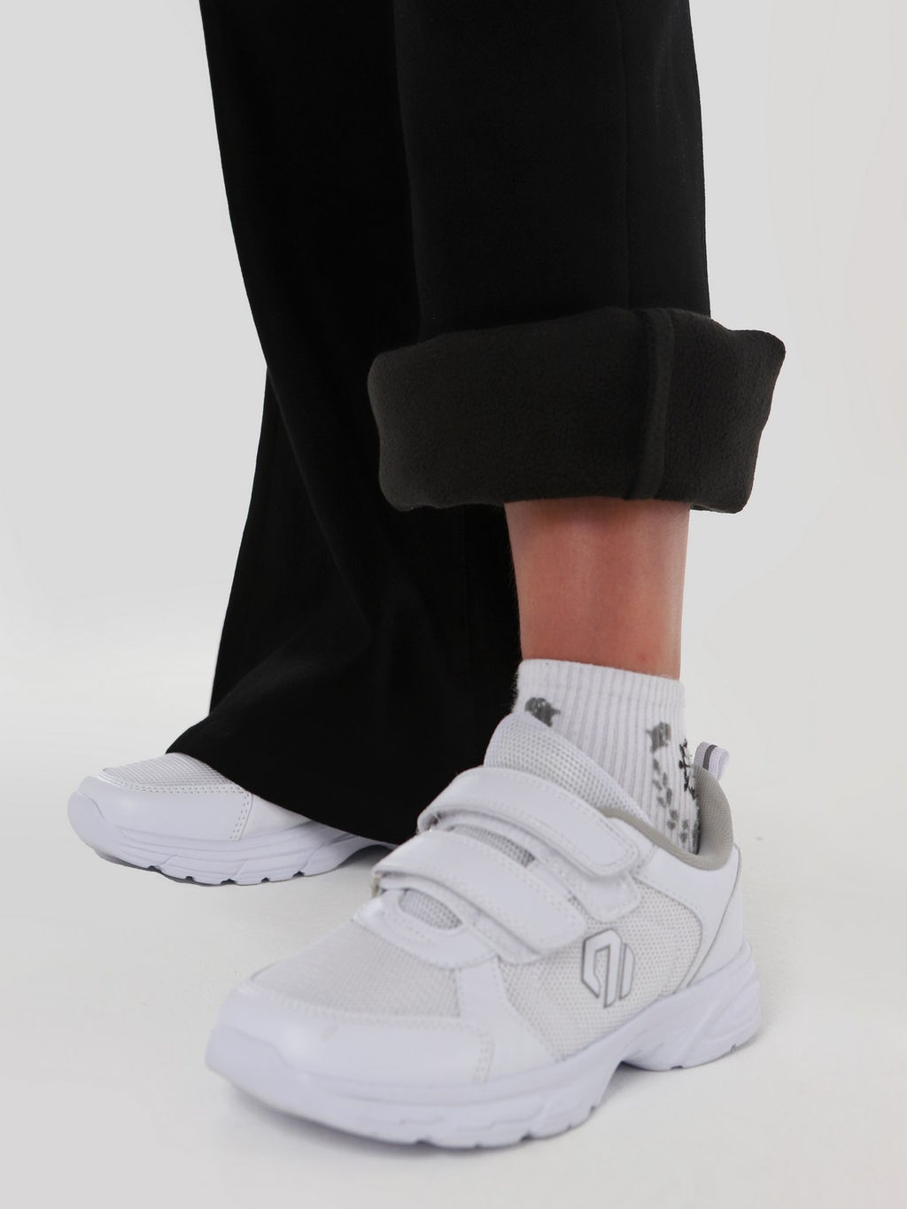 Джинсы-палаццо утеплённые для девочек - Синий мир фото 13