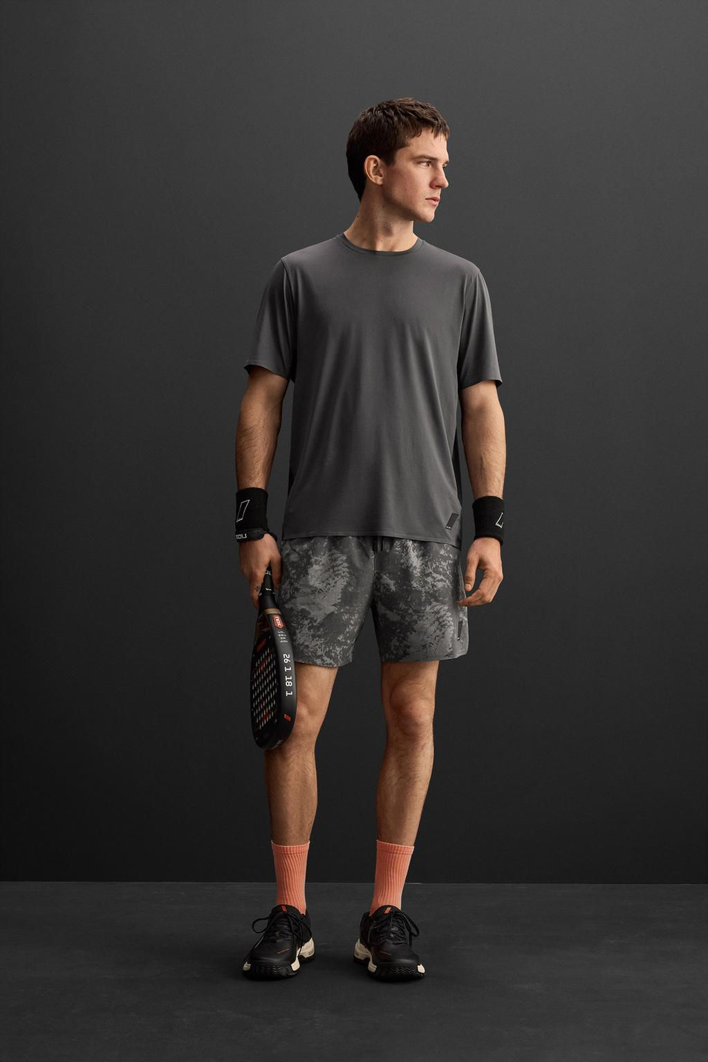 PRINTED TRAINING SHORTS - Zara фото 18