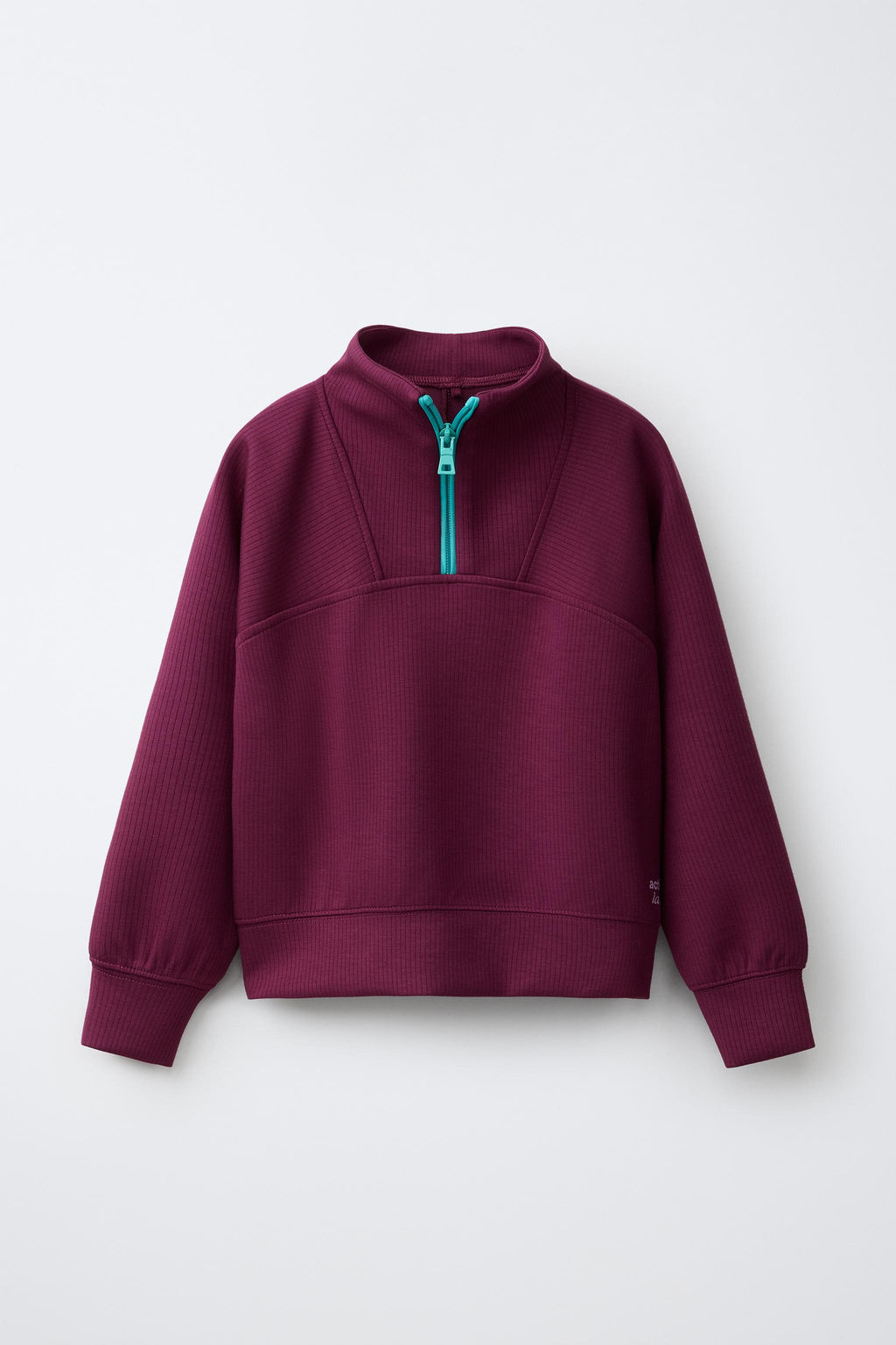 SUDADERA CUELLO SUBIDO / Frambuesa - Zara фото 2
