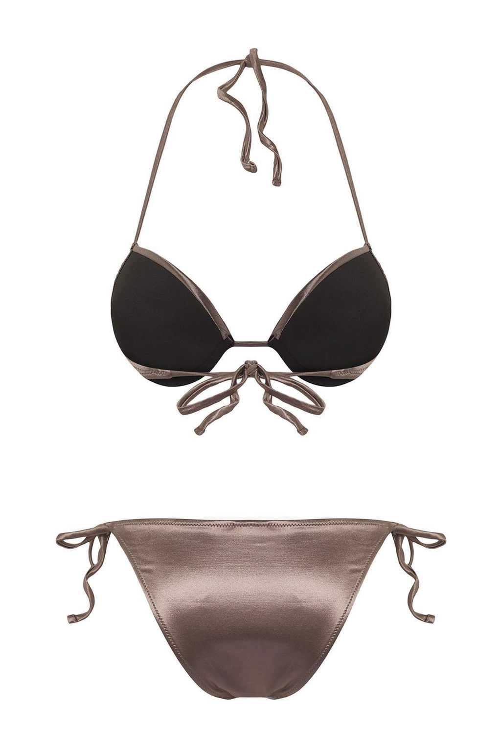 Trendyolmilla Vizon Balconette Dusuk Bel Regular Bikini Tak?m? TBESS25BT00180  фото 6