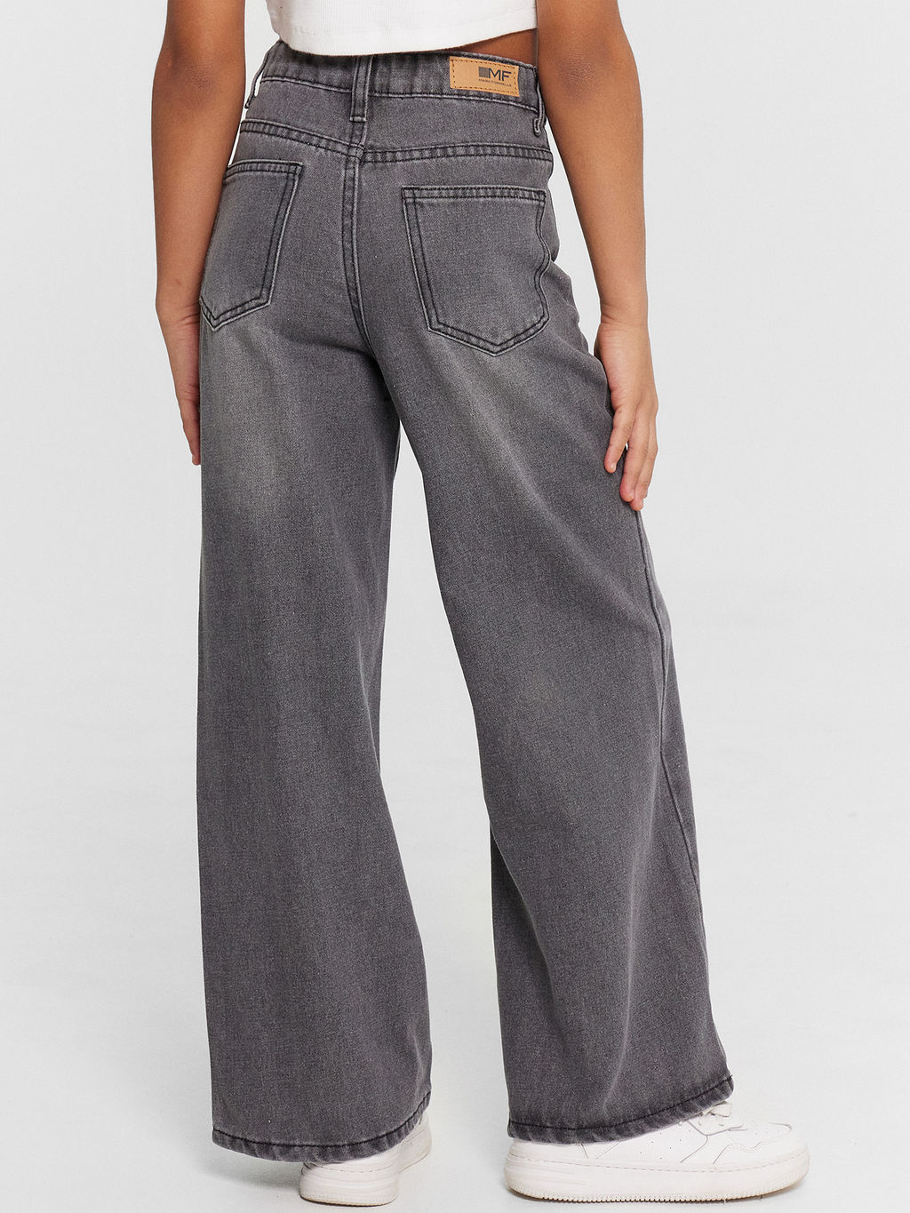 Джинсы для девочек серые - Mark formelle фото 4