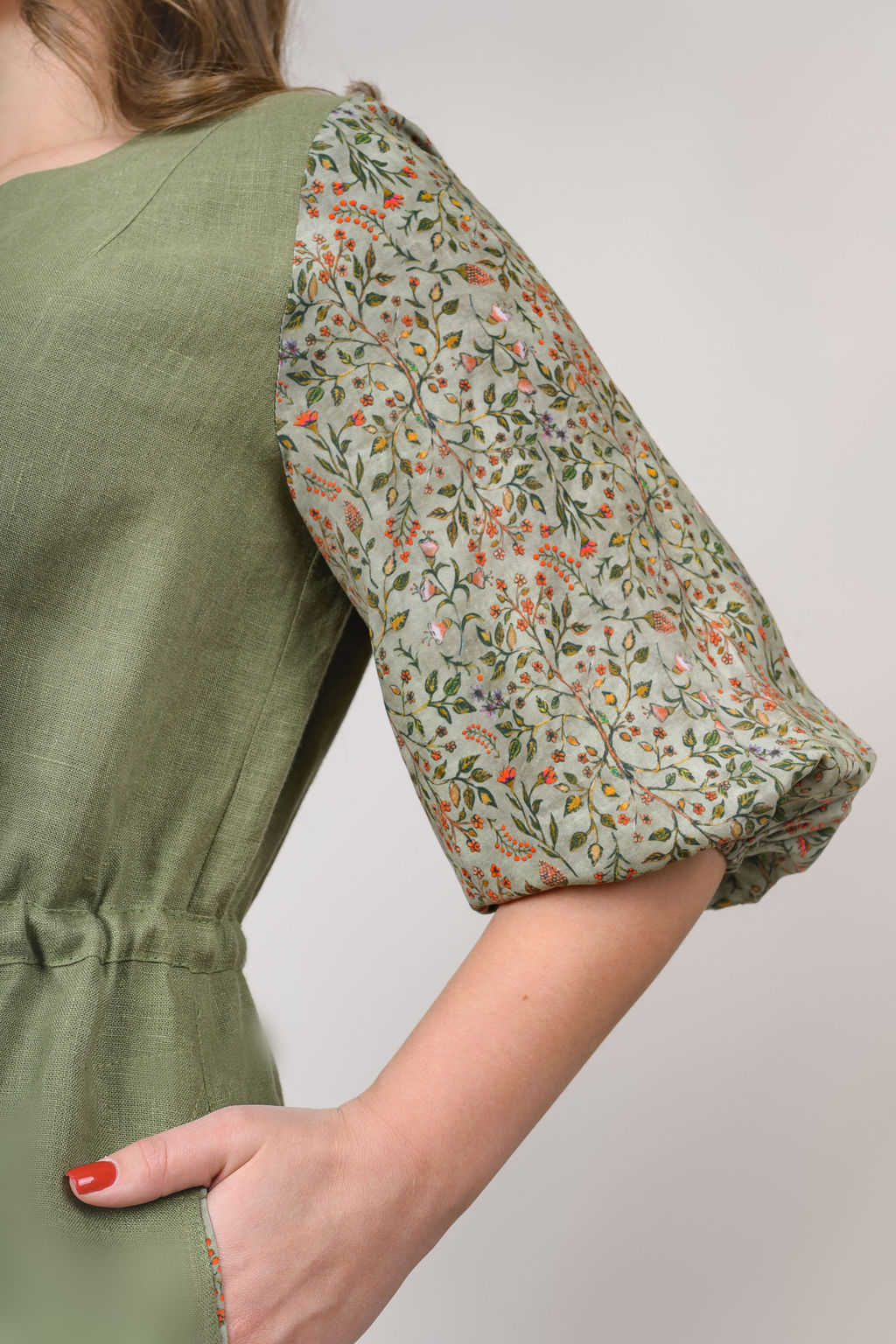 Платье  100% лен