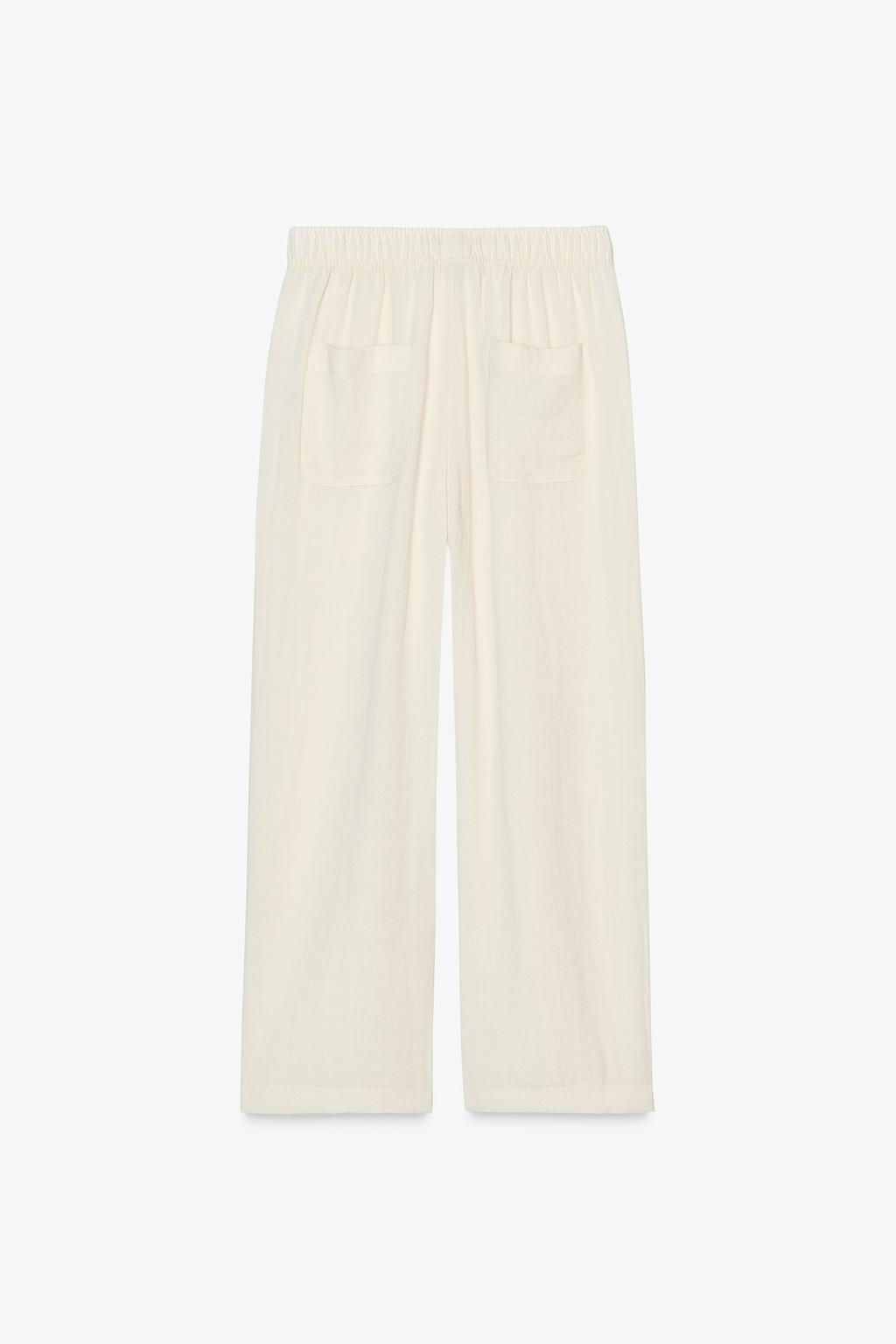 RUSTIC TROUSERS WITH ELASTIC WAIST - Zara фото 14