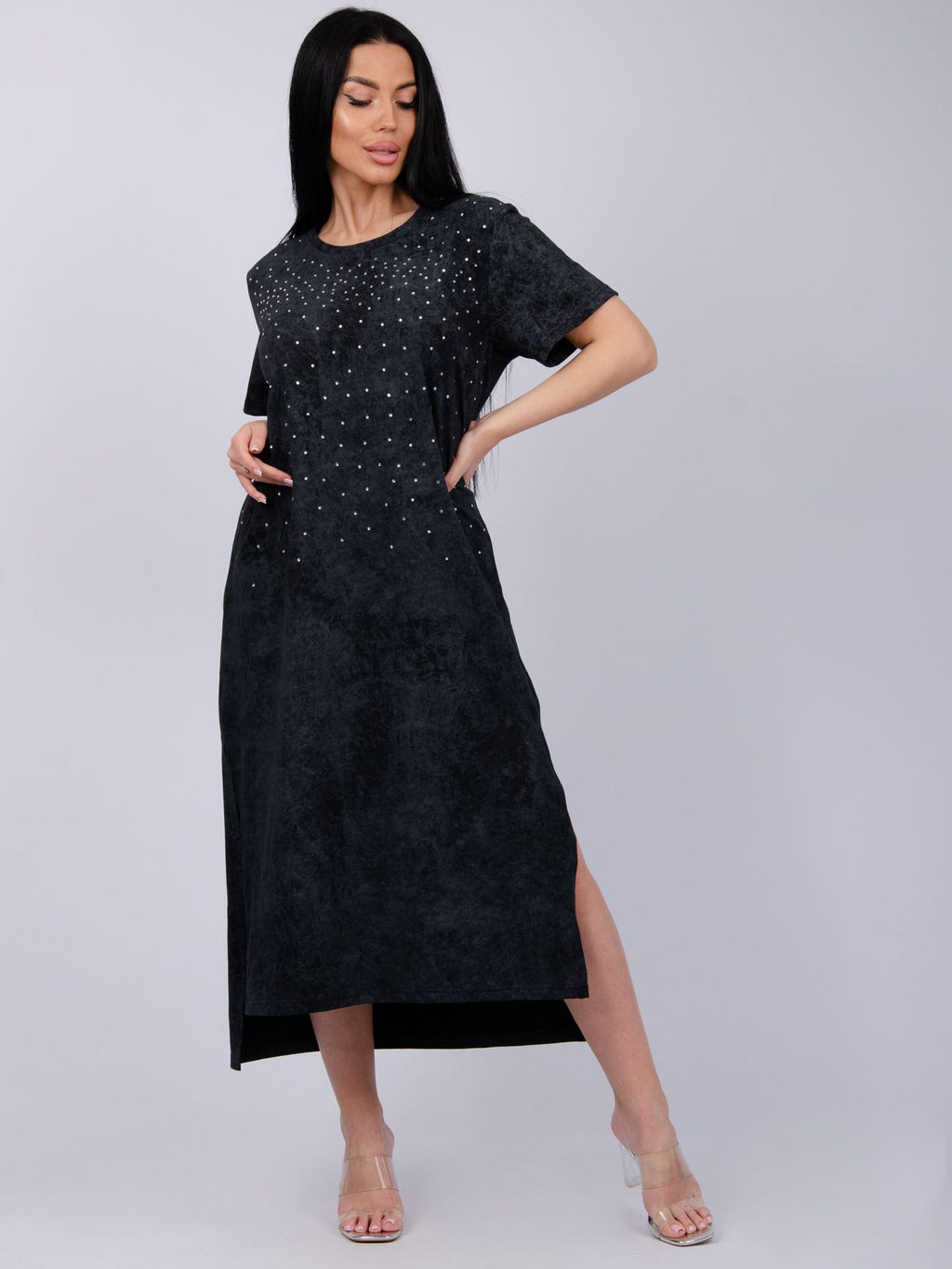 Платье Гэлекси 2, трикотаж - Малина фото 7