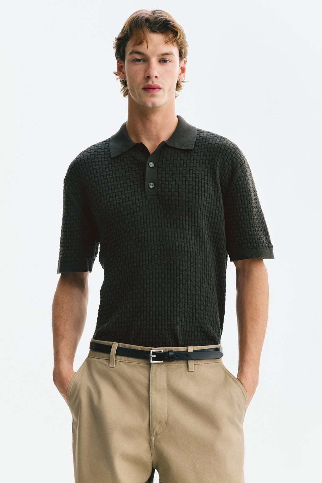 Polo en punto de algod?n Regular Fit - H&m фото 6