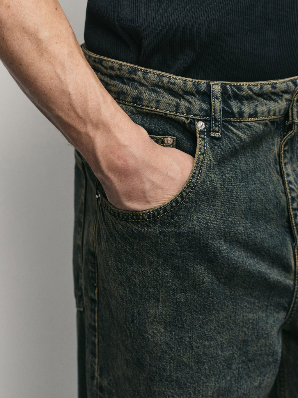 Джинсы tapered / Zarina  фото 6