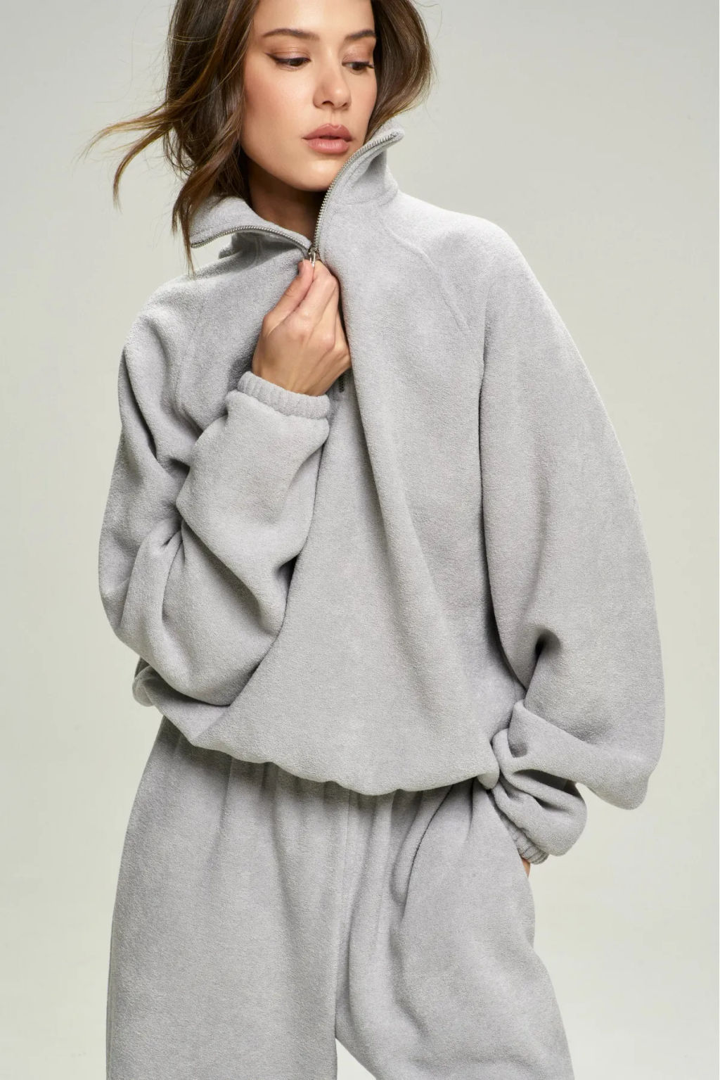 Анорак из плюша с начесом Grey - Erist store фото 7