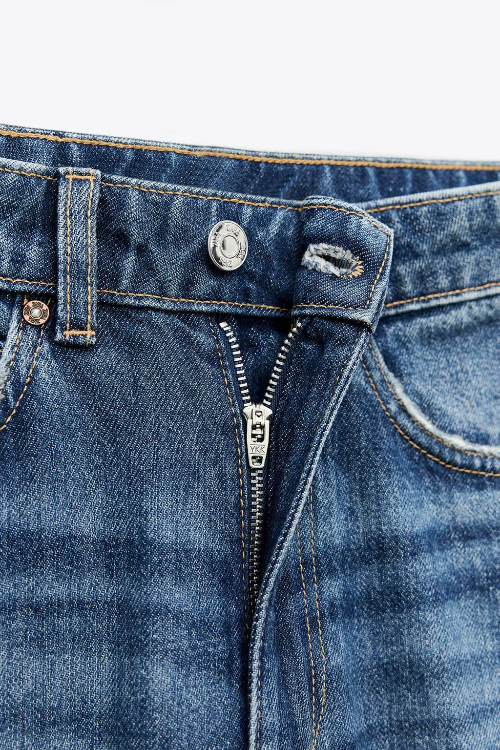 Z1975 STRAIGHT HIGH-WAIST LONG LENGTH JEANS - Zara фото 8