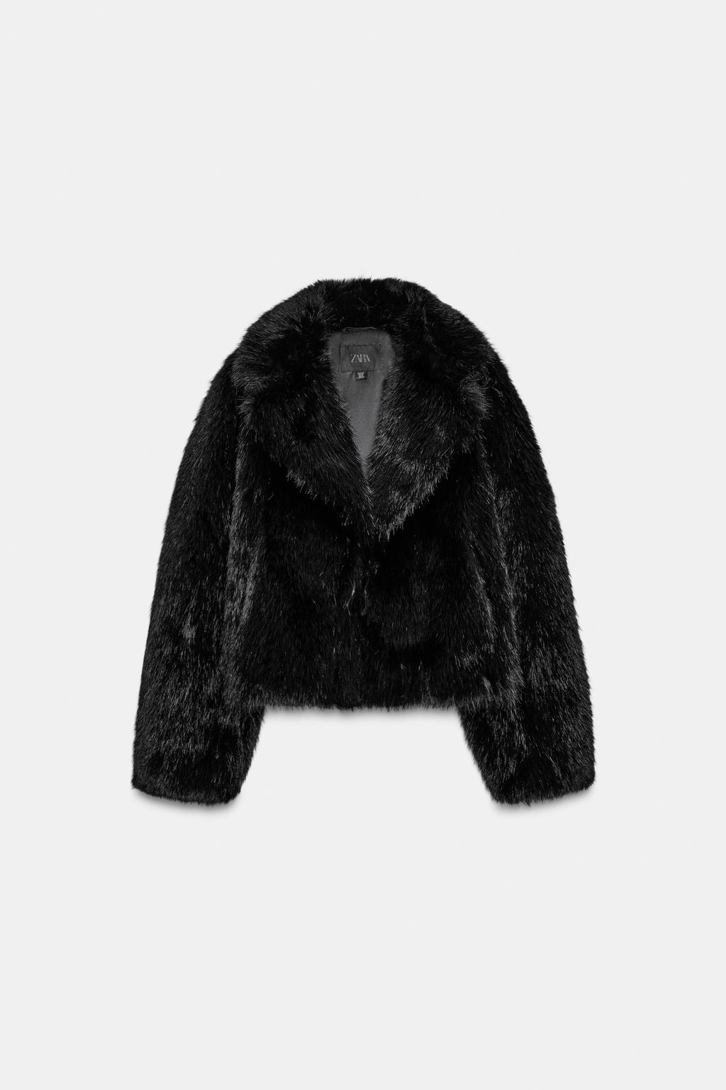 SHORT FAUX FUR COAT - Zara фото 6