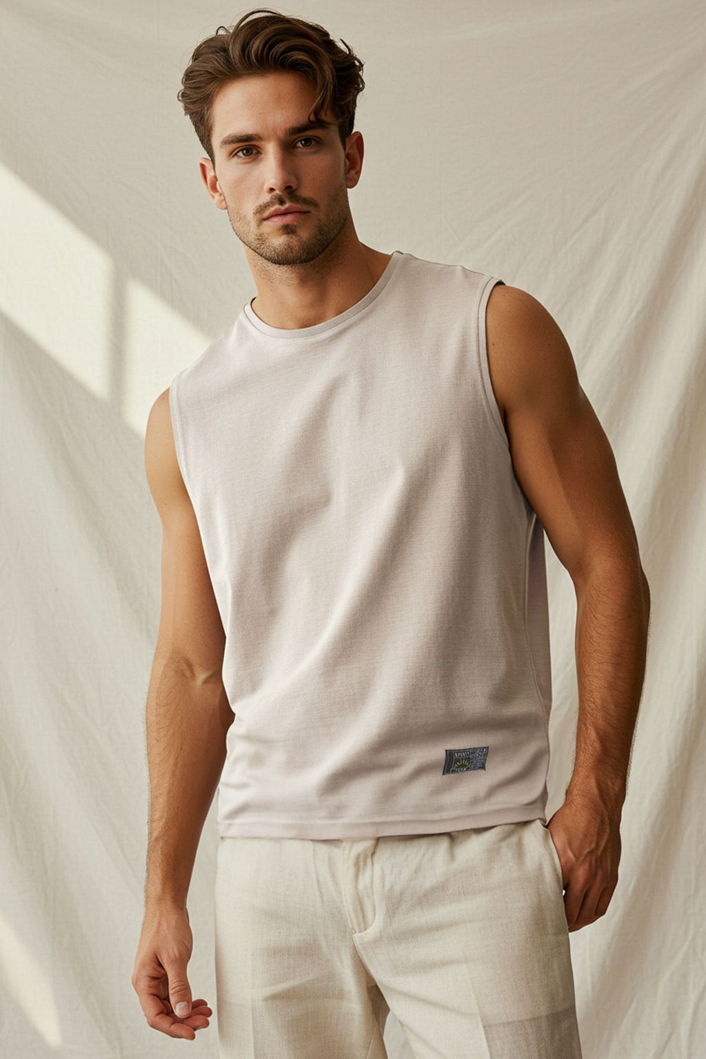 Yesil Oversize/Genis Kesim Eskitme/Soluk Efekt Etiket Detayl? T-Shirt/Atlet TMNSS25AL00001 - Trendyolmilla фото 10