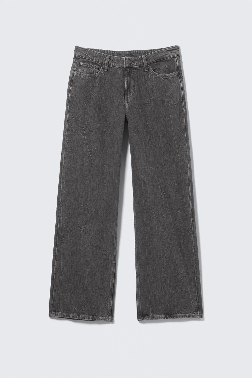 Vaqueros de tiro bajo y pernera ancha Ample - H&m фото 7