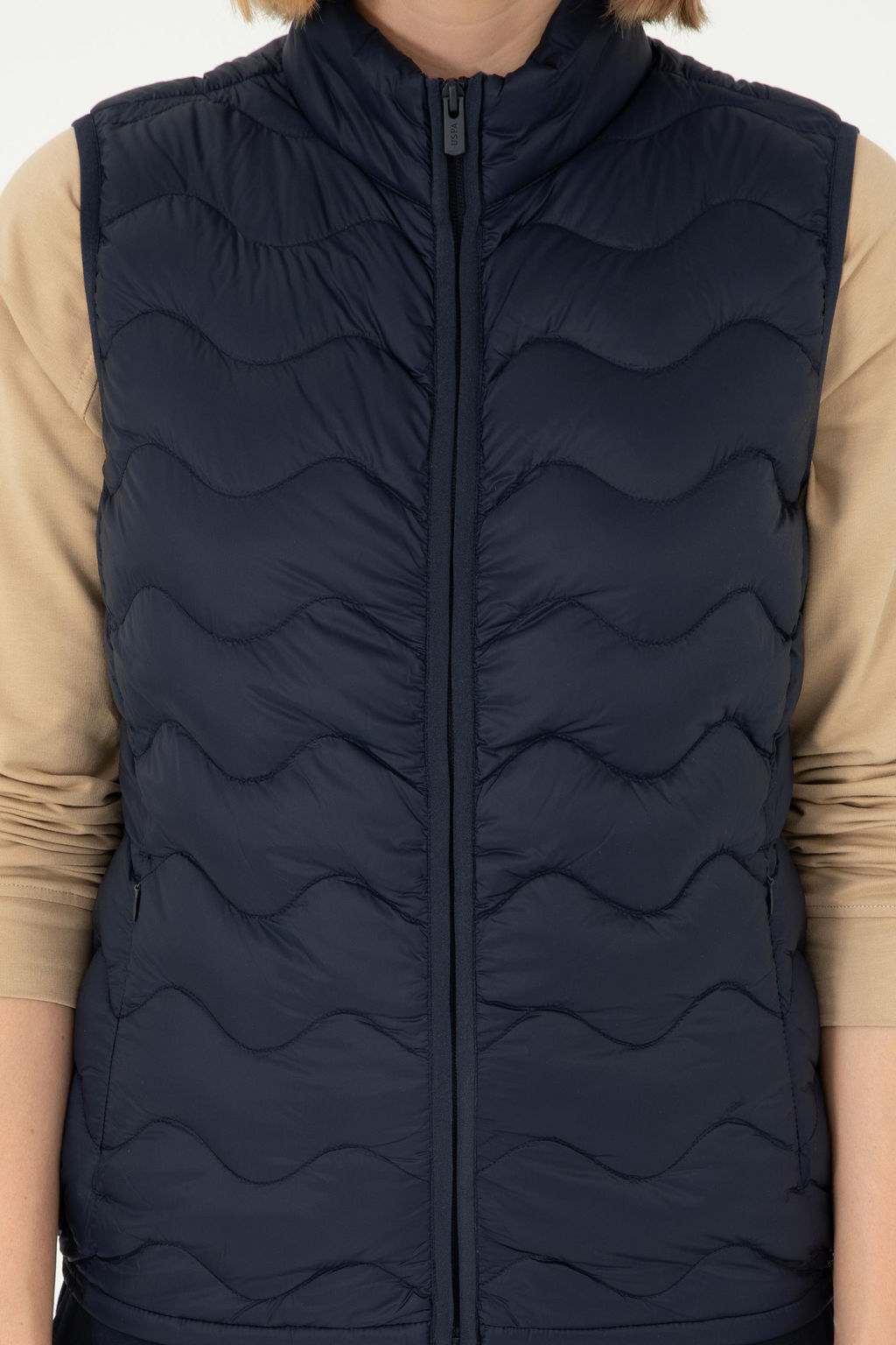 Женский темно-синий жилет Неожиданная скидка в корзине - U.s. polo assn фото 13