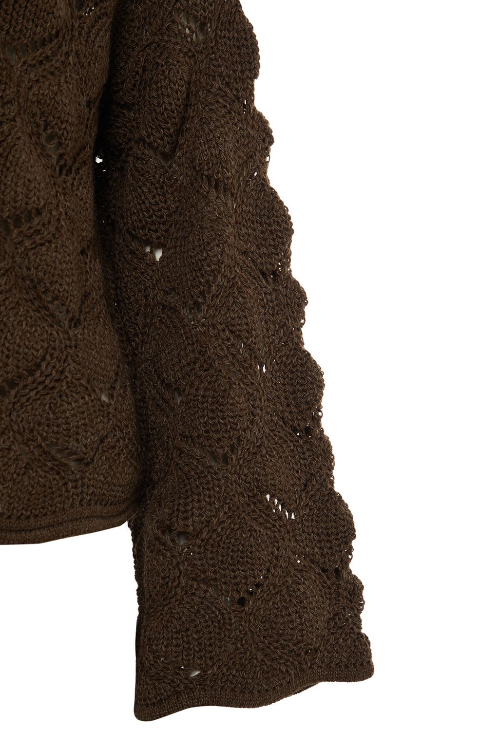 Vizon Ajurlu/Delikli Triko Kazak TWOAW22KZ1171 - Trendyolmilla фото 6