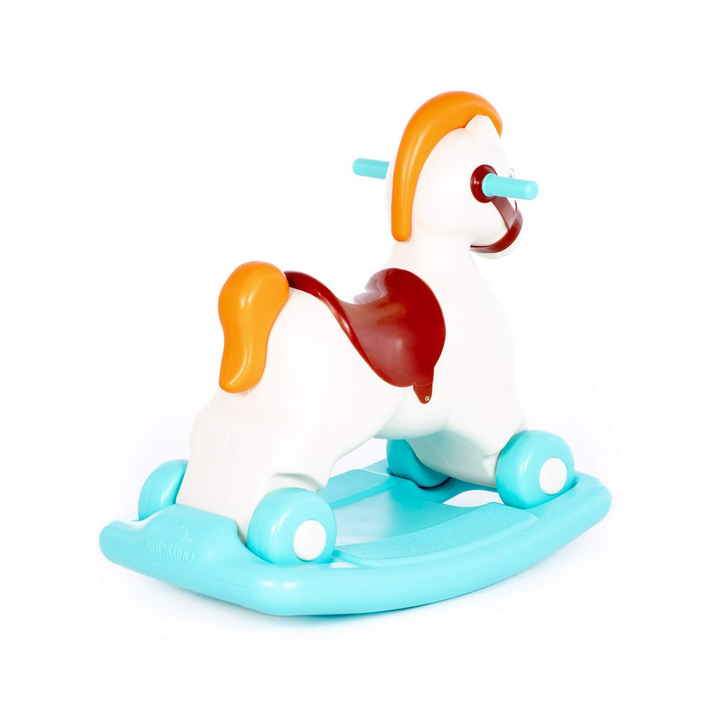 Каталка-качалка Пони сафари (бирюзовый) - Полесье фото 4