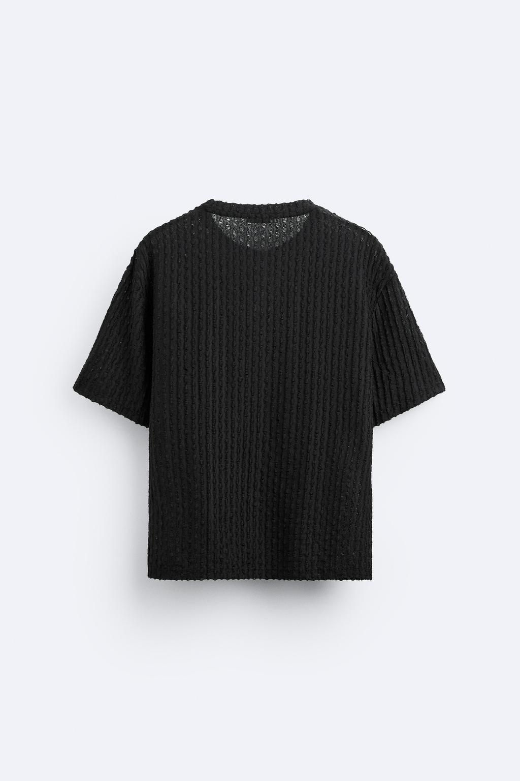 TEXTURED OPEN KNIT TOP - Zara фото 7