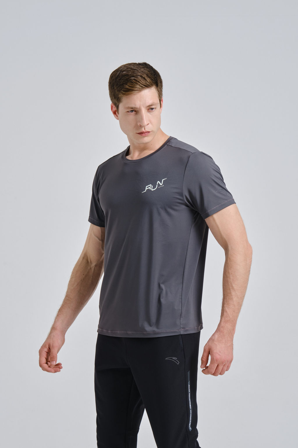 Футболка Серый ADVANCED RUNNING SS Tee