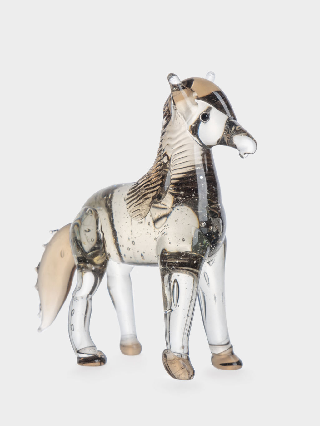 Статуэтка, 8х6 см, стекло, коричневая, Лошадка, Horse - Anna lafarg фото 3