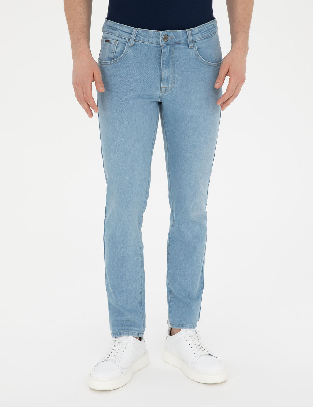 A__k Mavi Slim Fit Jean Pantolon