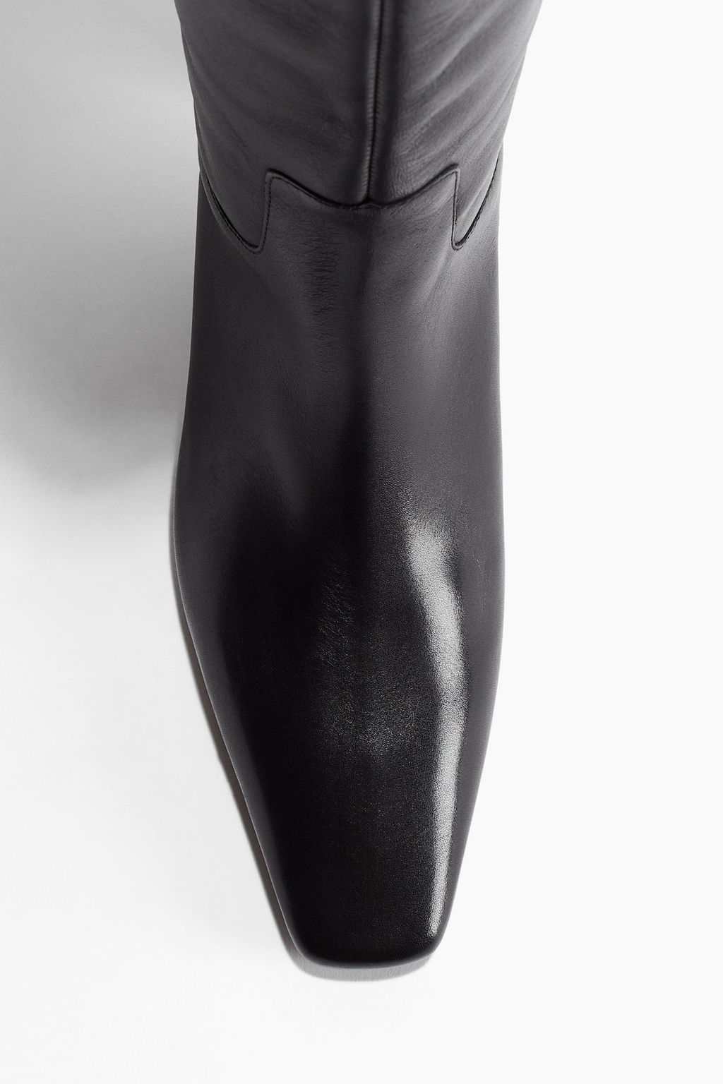 Botas de piel a la rodilla - H&m фото 3