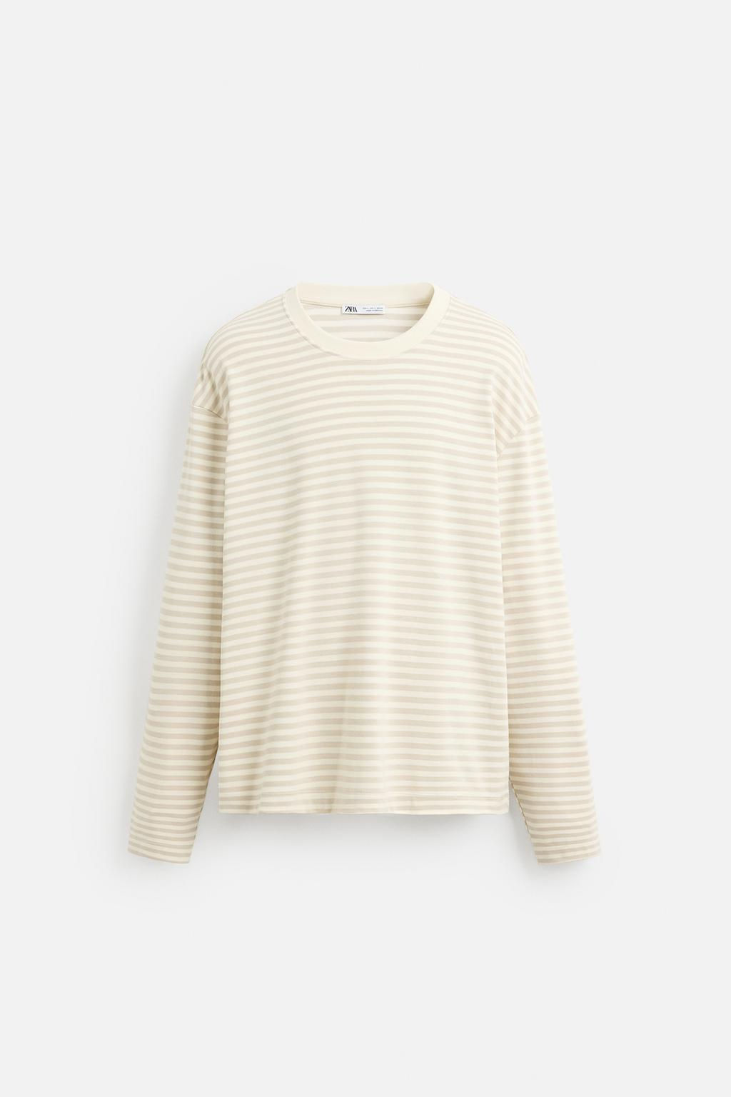 LIMITED EDITION STRIPED T-SHIRT - Zara фото 8