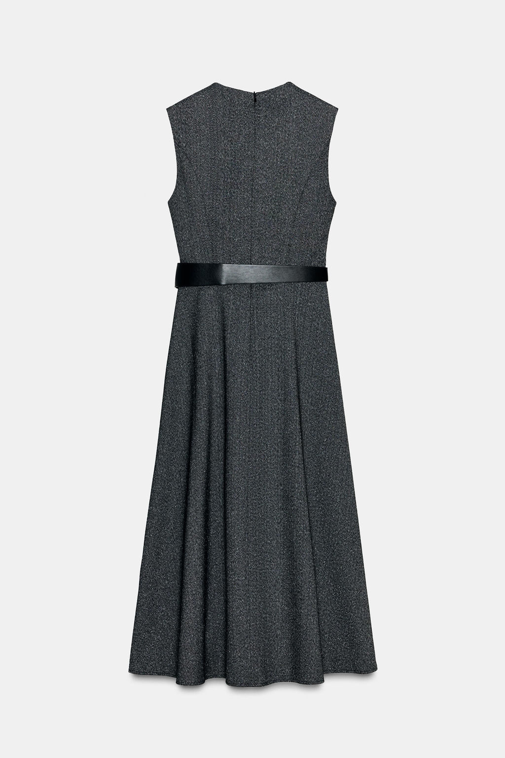 MELANGE MIDI DRESS WITH BELT - Zara фото 6