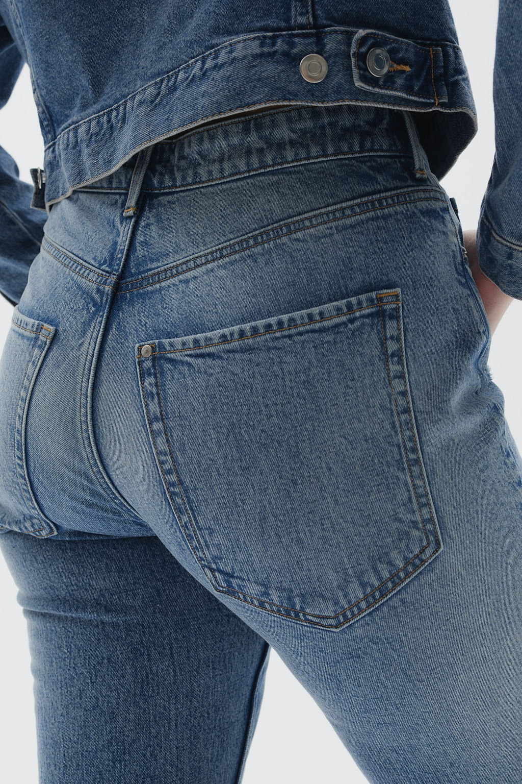 Curvy Fit Bootcut High Jeans - H&m фото 4