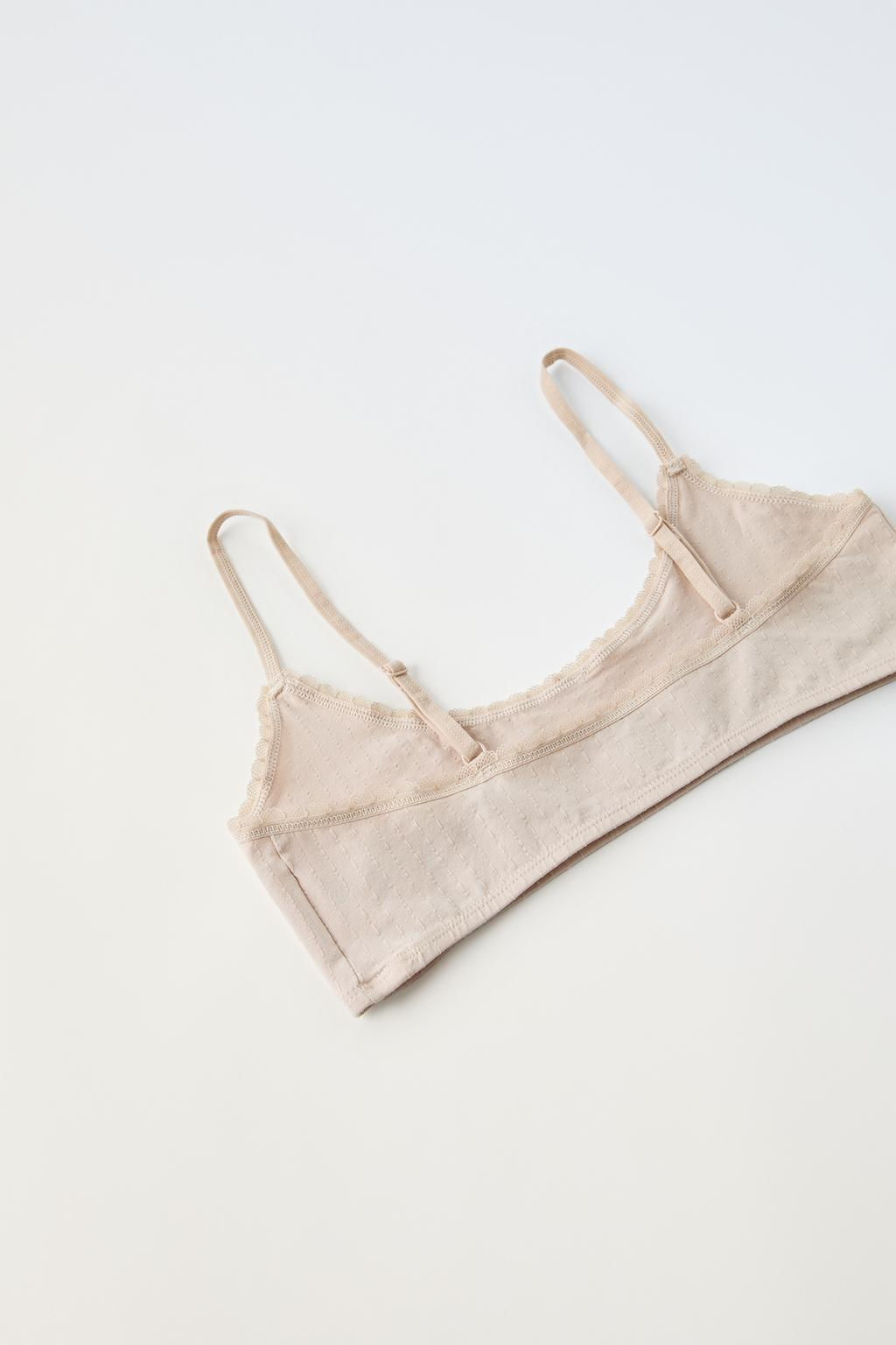 9-14 YEARS/ PACK OF THREE TEXTURED TOPS - Zara фото 3